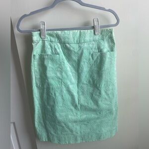 Anthropologie Moulinette Soeurs Turquoise  Skirt